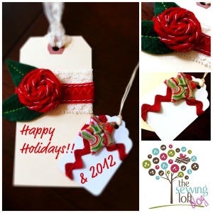 Holiday Tags -The Sewing Loft
