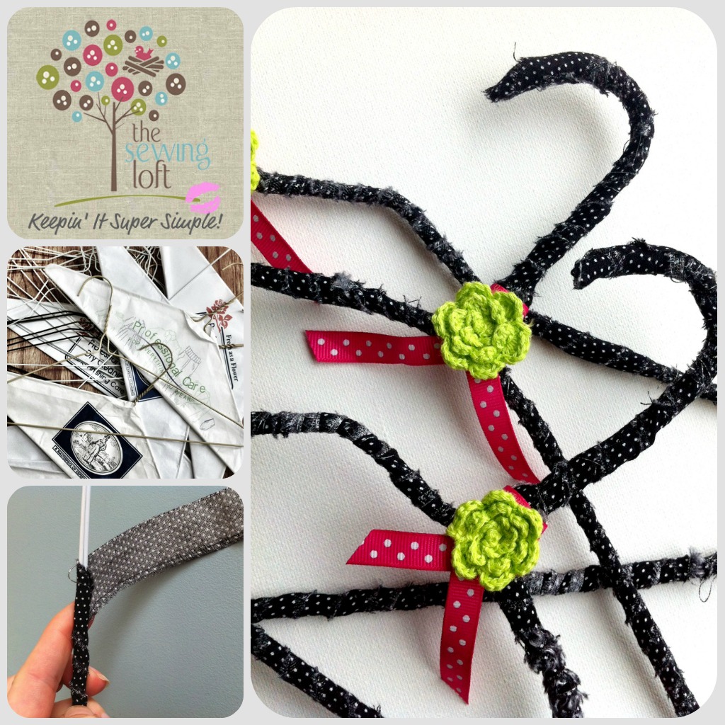 Fabric-Covered Hangers Tutorial